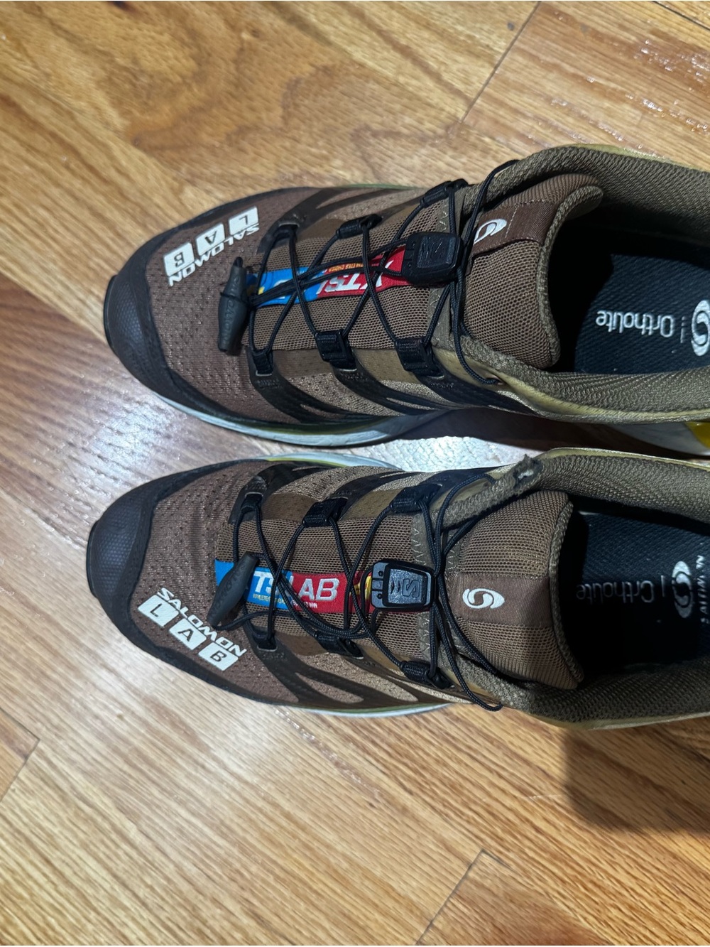 Salomon Brown Trail Running Shoes - Picture 2 of 3